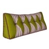 headboard backrest pillow green 4442
