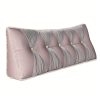 headboard backrest pillow pink 4463