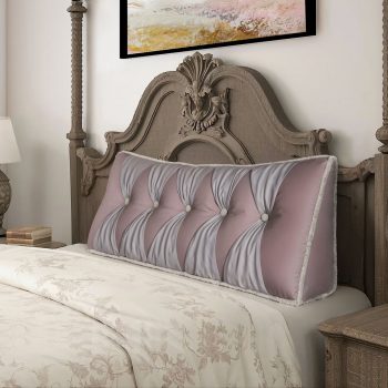 headboard backrest pillow pink 4464
