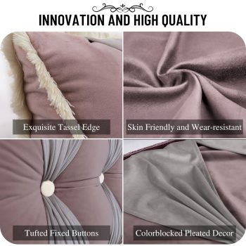 headboard backrest pillow pink 4466