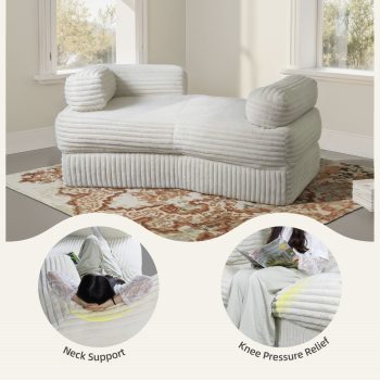 boneless curved couch sofa 4642