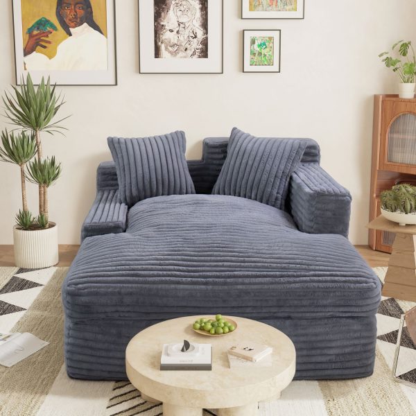 Comfortable Oversized Sofa Bed Sleeper Chaise Lounge Chair - Kuva 3