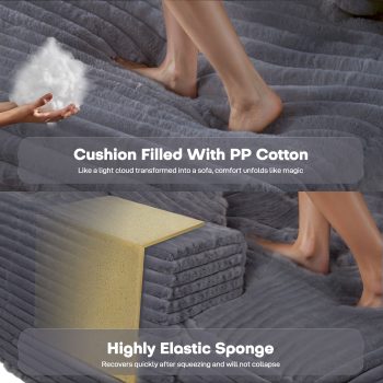 comfortable oversized sofa bed 4600