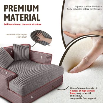 comfortable oversized sofa bed 4603