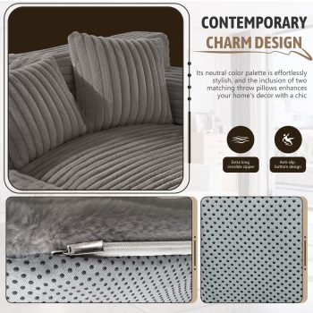 comfortable oversized sofa bed 4604