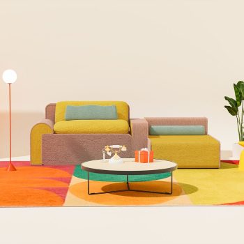 floor couch set ottoman bolster 4659