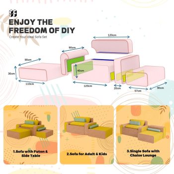 floor couch set ottoman bolster 4662