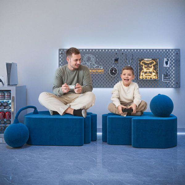 Funky Hand Shaped Chair with Round Pillow for Bedroom & Gaming - Imagem 2