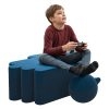 Funky Hand Shaped Chair with Round Pillow for Bedroom & Gaming