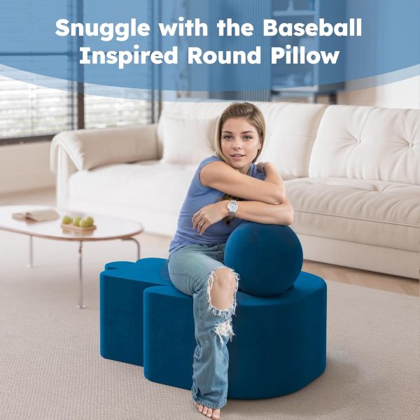 Funky Hand Shaped Chair with Round Pillow for Bedroom & Gaming - Imagem 7