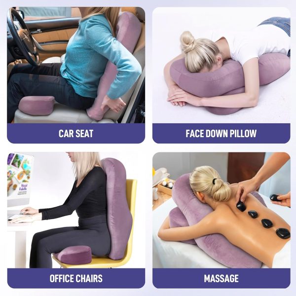 Multi-Use Pillow for Comfortable Sleep & Sitting with Back Support - Kuva 4