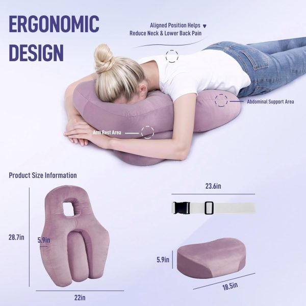 Multi-Use Pillow for Comfortable Sleep & Sitting with Back Support - Kuva 5