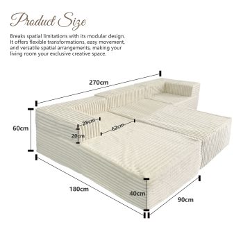plush cloud modular sofa 4667