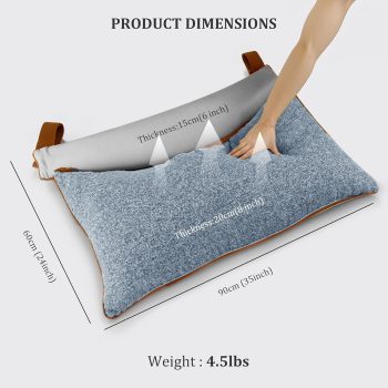stylish bedroom wedge pillow 4694