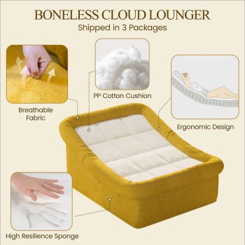 oversized chaise lounge sofa sleeper 6047