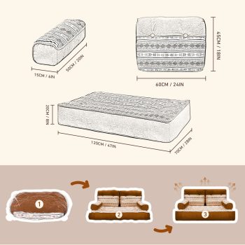 модульный напольный диванный комплект 6497