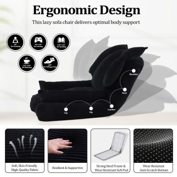 regulowany fotel wypoczynkowy z funkcją rozkładania 6635