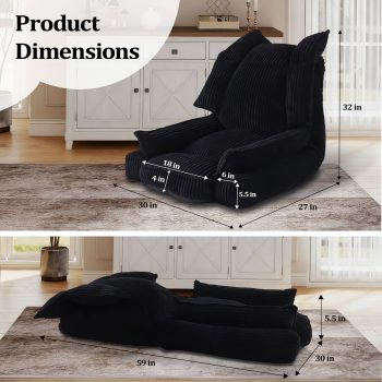 regulowany fotel wypoczynkowy z funkcją rozkładania 6639