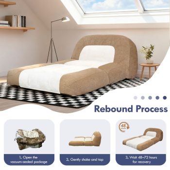 rozkladacia rozkladacia pohovka futon s rozkladacím kreslom 6594