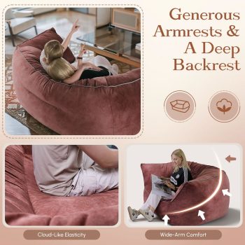 Nadrozmerné sedacie vaky, pohovka na podlahu 6588