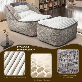 pehmoinen lepotuoli ottomaani sohva 6626