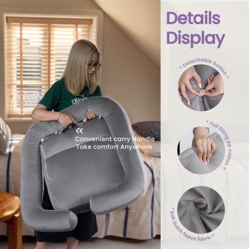 Coussin de lecture avec accoudoirs 6553