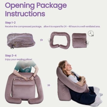 Coussin de lecture avec accoudoirs 6556