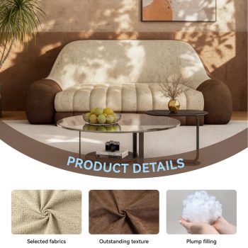 przytulna sofa podłogowa kanapa siedzisko 6721