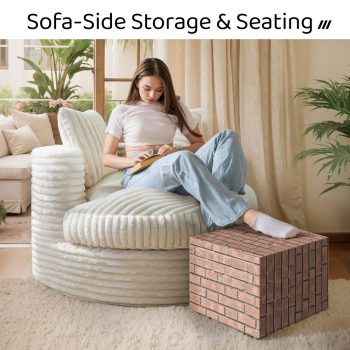 foot stool decorative ottoman cube 6670
