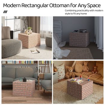 foot stool decorative ottoman cube 6671