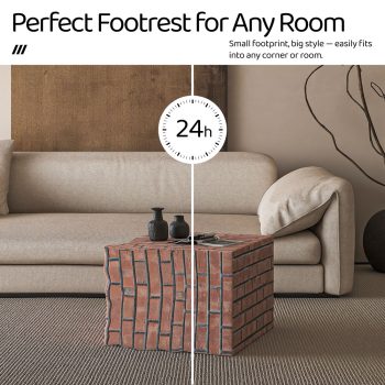 foot stool decorative ottoman cube 6672