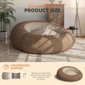 human dog bed bean bag floor lounger 6770