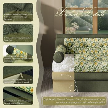 kétszemélyes kanapé kivehető párnákkal 6656