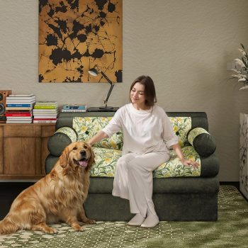 kétszemélyes kanapé kivehető párnákkal 6658