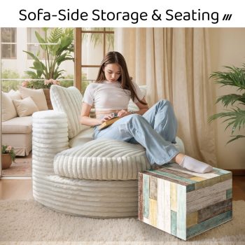 otoman pouf kockasti tabure 6711