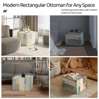 otoman pouf kockasti tabure 6713