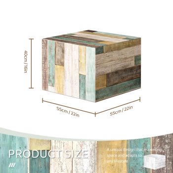 otoman pouf kockasti tabure 6715