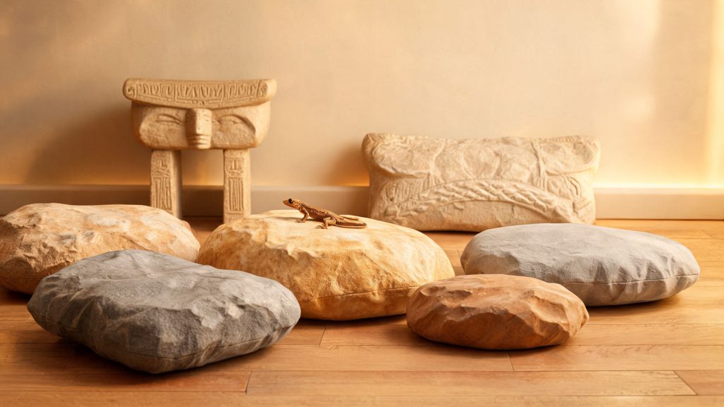 Rock Pillows: The Unexpected World of Stone, Softness, and Internet Obsession 1 rock pillows stone cushions blog