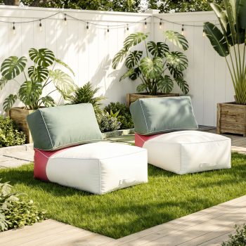 Sillón tipo puf para patio 6940