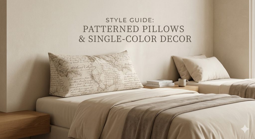 The Ultimate Design Guide: How to Style Patterned Reading Pillows in Single-Color Decor 1 reading pillows in single color decor blog
