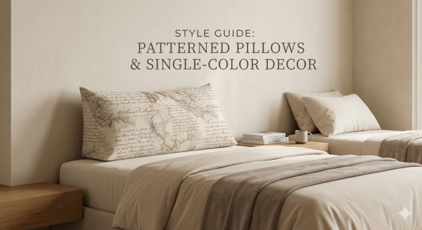 reading pillows in single color decor blog