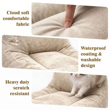 Comfy Velvet Bean Bag Lounger for Reading & Gaming – 6 kép