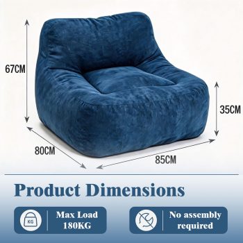 Premium Bean Bag Floor Chair Washable Lounge Sofa for Home – 5 kép