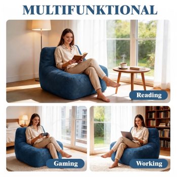 Premium Bean Bag Floor Chair Washable Lounge Sofa for Home – 2 kép