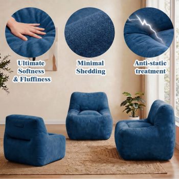 Premium Bean Bag Floor Chair Washable Lounge Sofa for Home – 7 kép