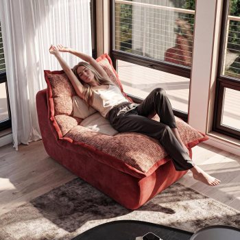 Comfy Boneless Floor Chaise Lounge Chair for Living Room – 4 kép