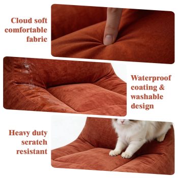 Ultra-Soft Plush Bean Bag Chair for Gaming & Bedroom – 7 kép